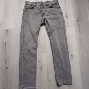 Mott and Bow Slim Pants Mens 34x30 GRAY Slight Stretch Mott Bow Pants